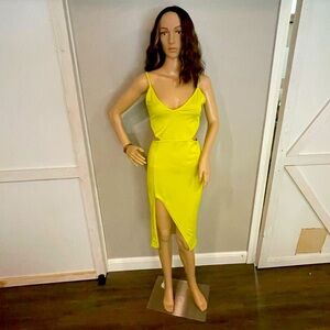 Neon Boohoo Dress Size 8